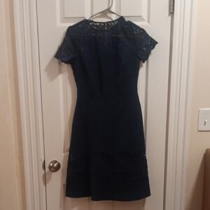 Ralph Lauren Navy Blue Lace Dress